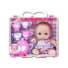 Berenguer Little Cuties 娃娃套組玩茶杯 16962, 混色