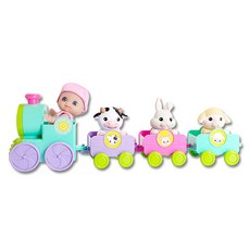 Berenguer Little Cuties 娃娃套組火車 16928, 混色