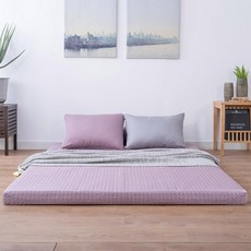 床墊套 5~7.5cm, 方形紫羅蘭色