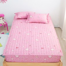 이블랑 순면 아동 침대 패드, 쁠리에 핑크