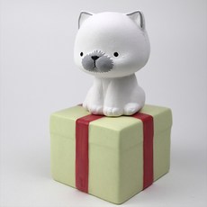 貓咪寵物陶瓷擴香 白色, 克洛伊香水, 50ml, 1個