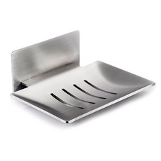 3M 強力黏著飯店式不鏽鋼肥皂架, 單一顏色, 1個