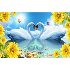 ZEZENEW 寶石十字繡 千年之愛 B1218, 混合顏色, 1個