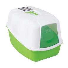 貓砂盆+砂鏟+過濾墊, 草綠色