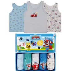 CL STORY 超人傑克男孩童背心 3入+3角內褲 5入