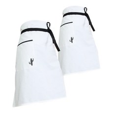 Block Mart 北歐半身圍裙, 白色, 2個