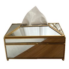 鏡面衛生紙盒, 1個