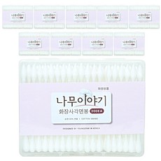 영스타 나무이야기 화장면봉, 200개입, 10개