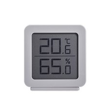 ORIENT 壁掛式磁性溫濕度計 OT1623 灰色, 1個, 白色