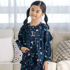 女童款鯊魚朋友們純棉兒童睡衣 6006