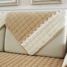 J's Home Whiteley超細纖維沙發墊, 棕色