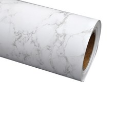 인필 에어프리 생활방수 접착식 대리석 시트지 필름, GEH153마블대리석파스텔화이트무광, 폭 1230mm x 길이 2.5m