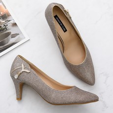 GODSHOE 水滴亮片寶石尖頭高跟鞋