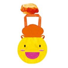 Kaggum Uniart 廚師圍裙 + 帽子, 橘子