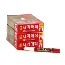 JAVAPEN Power Oil 方頭油性麥克筆, 紅色, 36個