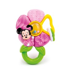 Disney 迪士尼 Baby 米妮花朵造型孩童搖鈴, 混色