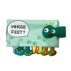 五感發展沙沙作響英文布書 ： WHOOSE FEET? 是誰的腳?, 格林奇茲