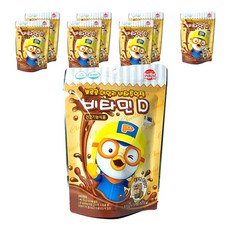 BebeMorin Pororo維他命D錠片 巧克力口味, 52.5g, 8包