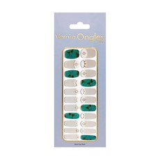 베르니아옹글스 리얼 젤네일 스티커 22p + 파일 + 알콜솜 세트, V-45 넌 나의 마블, 1개