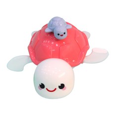 마이리틀타이거 터틀 패밀리 목욕 놀이 완구, 레드, 1개