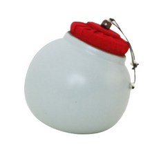 傾斜陶瓷茶葉罐 大, 綠色, 1個