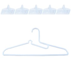 Lucis 簡單兒童衣架, 50個, 白色的
