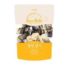 후코홀릭 강아지 해산물 간식, 황태 말이, 80g, 1개