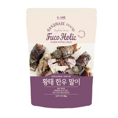 후코홀릭 강아지 해산물 간식, 황태 한우 말이, 80g, 1개
