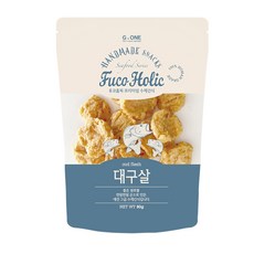 후코홀릭 강아지 해산물 간식, 대구살, 80g, 1개