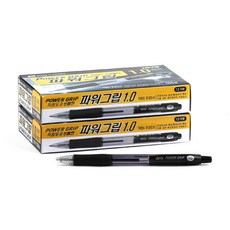 JAVAPEN Power Grip 原子筆 1.0mm, 黑色, 24個