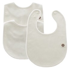 Bunnie Blossom 米色素色口水圍兜 3入, 混色, 1組