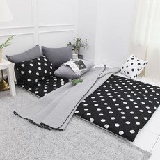 圓點床單組, 黑色的
