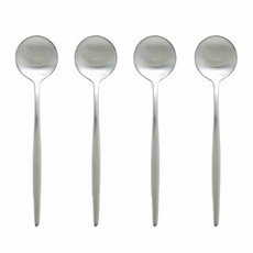 아벨라 무광 티스푼, 실버, 4개