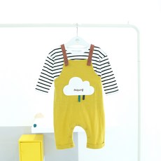 Dalpon 兒童滾雲吊帶 T 卹套裝