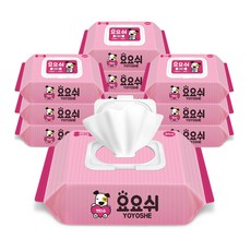 요요쉬 반려동물 세정용 물티슈 캡형, 30개입, 10팩