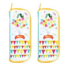 ERiC CARLE 艾瑞卡爾 餐具袋, 混色, 2組