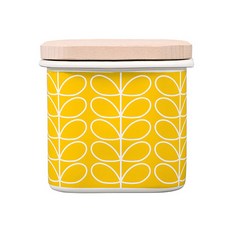 orla kiely 搪瓷搪瓷儲存容器黃色, 1個