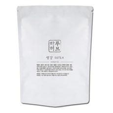 生薑茶三角茶包, 1g, 50包, 1袋