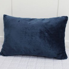 BED&DECO 柔軟超細纖維一體式枕頭 2入, 海軍藍