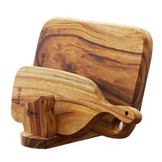 Daisy Dining Campfire砧板 3件組, 經典砧板+獨特砧板+獨特支架, 1組