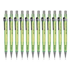 JAVAPEN 透明彩色製圖自動鉛筆 萊姆綠, 0.5mm, 12個