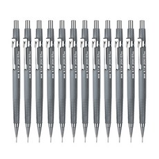 JAVAPEN 不透明彩色製圖自動鉛筆 灰色, 0.5mm, 12個