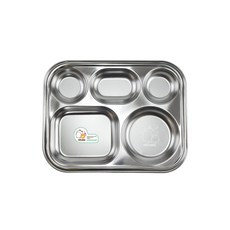 MOLANG 角色圖案不鏽鋼餐盤, 混色, 單品