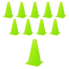파티공구 칼라 콘 23cm, 그린, 10개