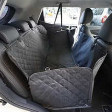 meongmoongs 狗車用座椅防滑墊 全罩式, 黑色的, 1件