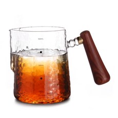 COVING 玻璃木柄牛奶壺 500ml, 單色, 1入