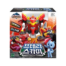 TOYTRON Mini Commando Super Dinosaur Power Ptera Sky 機器人玩具, 混色