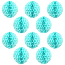 리빙다 허니콤모빌 장식 10p, 라이트블루