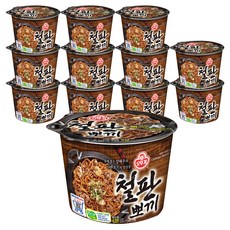 OTTOGI 不倒翁 鐵板炒麵碗裝 125g, 12入