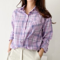 엄짱 임부복 첼리아 체크 남방